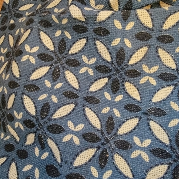 Large Handled Tote Printed Burlap Bag - Picture 7 of 11